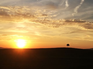 Abendstimmung am Dorfausgang