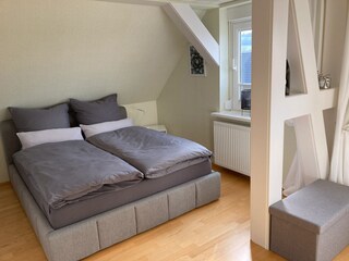 Sitzecke im Dachgeschoss