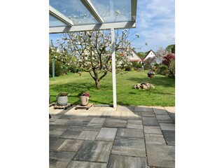 Terrasse im Garten