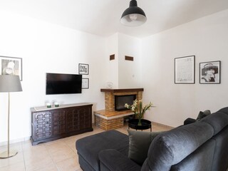Wohnzimmer mit Sofa