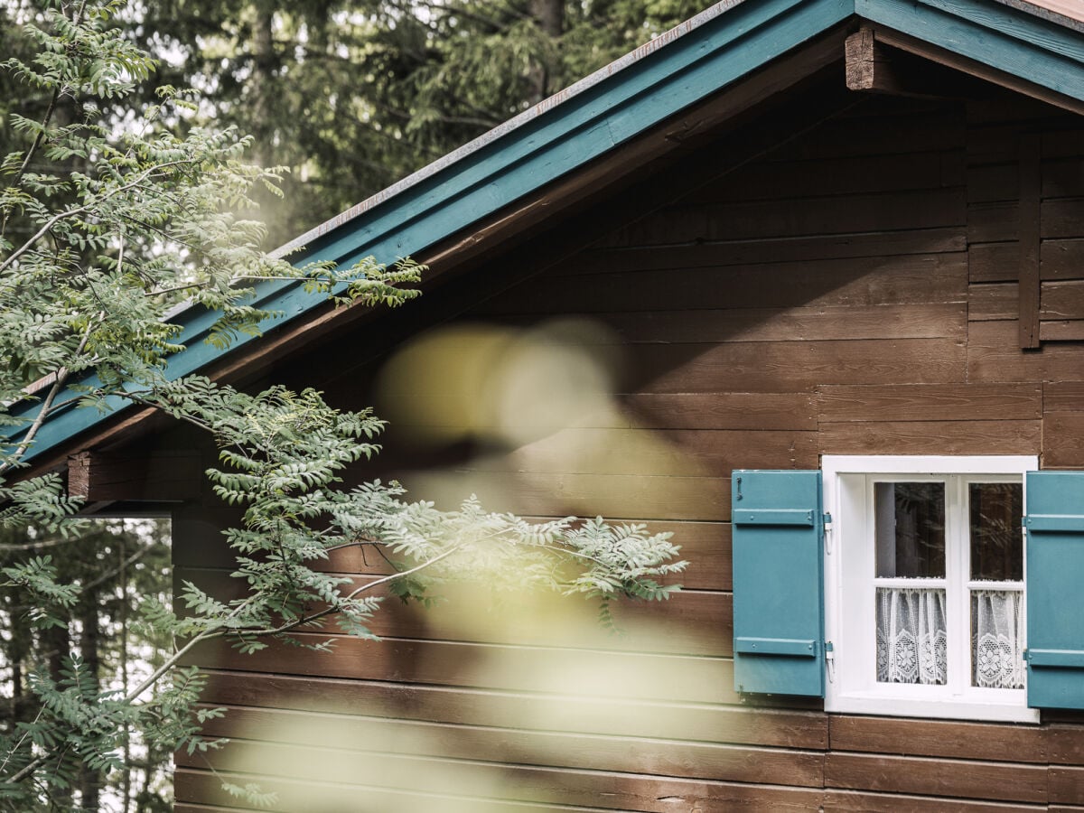 Teilansicht Holz-Hütte am Pillberg