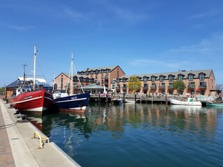 Wenige Schritte zum Hafen