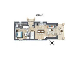 Casa per le vacanze Tinjan Pianta del piano 41