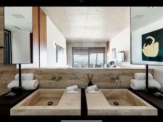 Suite Giva - Bad mit Meerblick