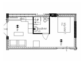 Appartamento per vacanze Zandvoort Pianta del piano 27