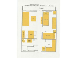 Appartamento per vacanze Borkum Pianta del piano 15