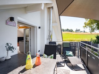 Balkon mit Blick zum Lindenbuck