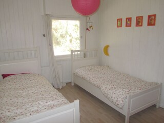 Schlafzimmer mit 2 Einzelbetten