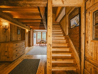 stairs to the upper floor