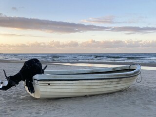 Idyllische Ruhe am Strand von Usedom.