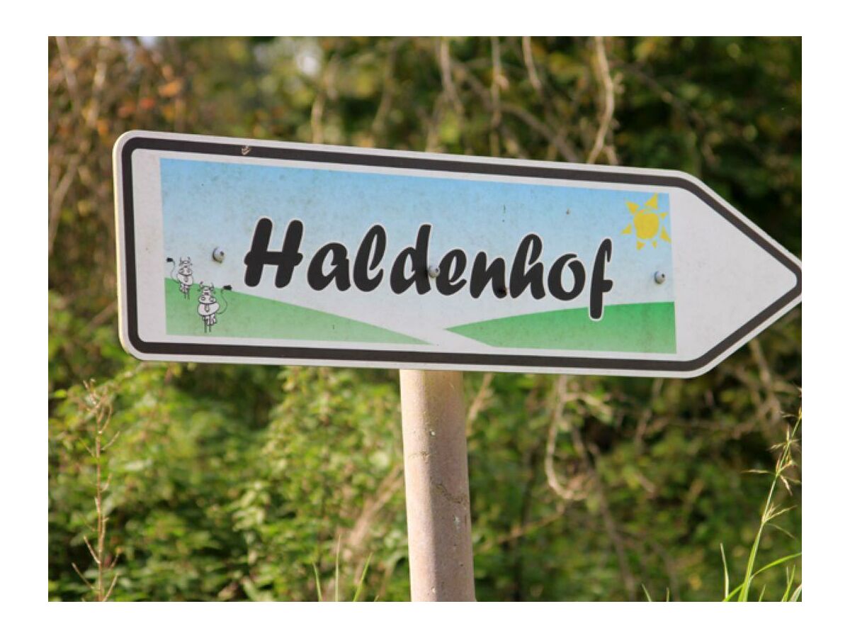 Haldenhof Schild