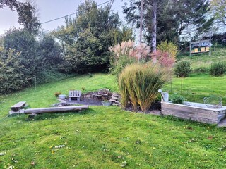 Grillecke im Herbst