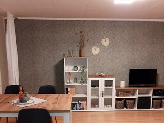 Wohnzimmer mit Essecke