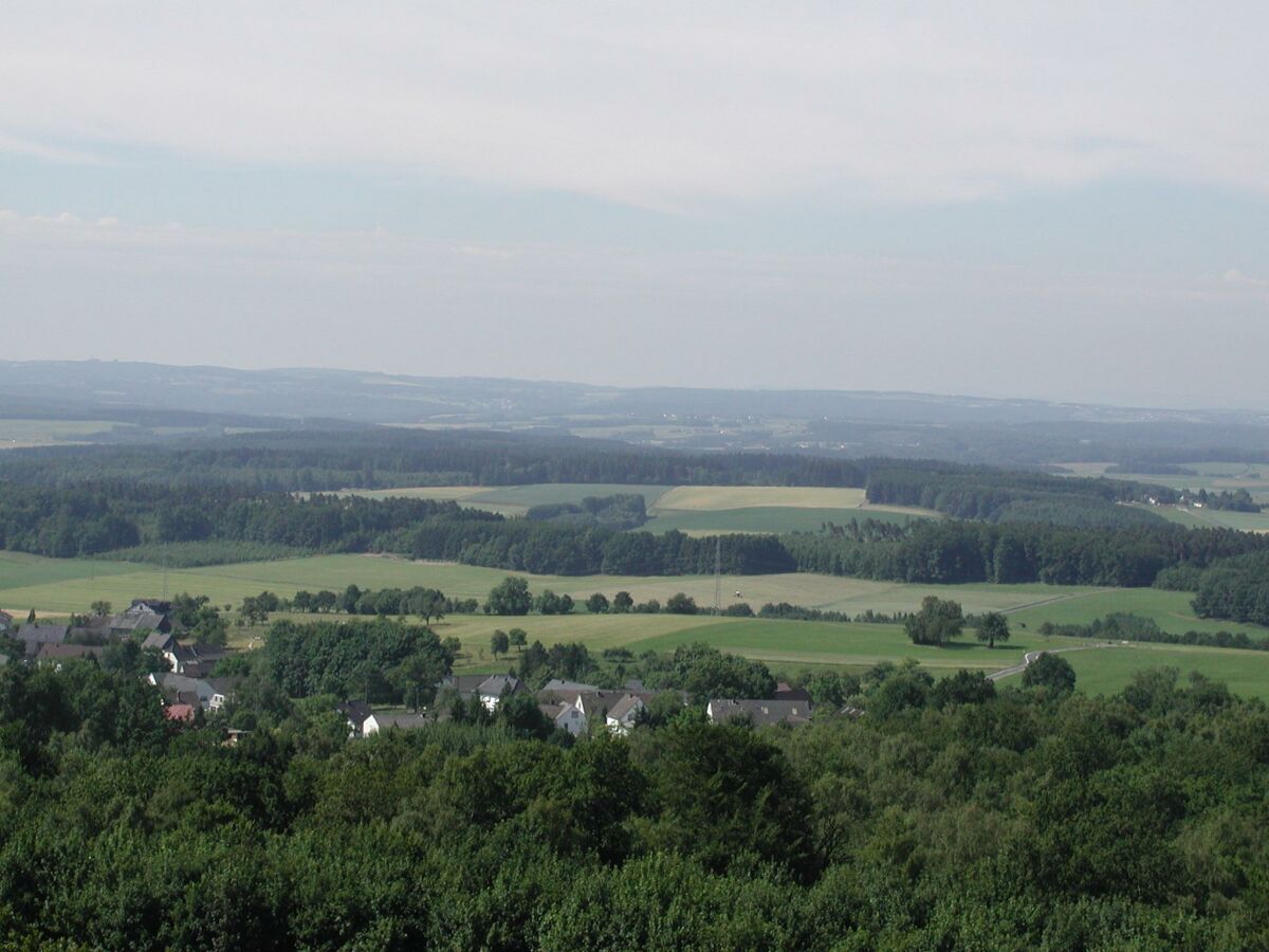 Am Westerwaldsteig - Blick vom Raiffeisenturm