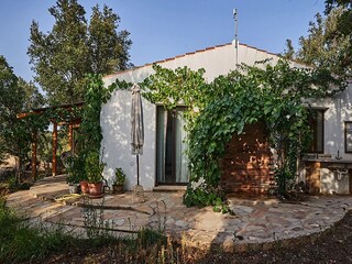 backside + outdoor shower