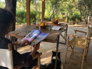 breakfast on the veranda