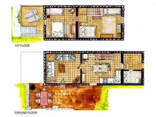 Floor Plan - Gite Marie