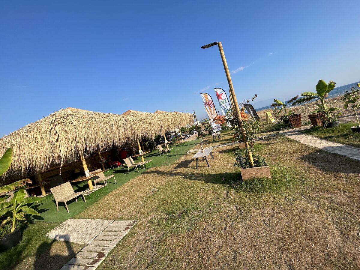 Beach bar in Kakovatos