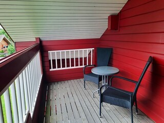 Loggia im Obergeschoss