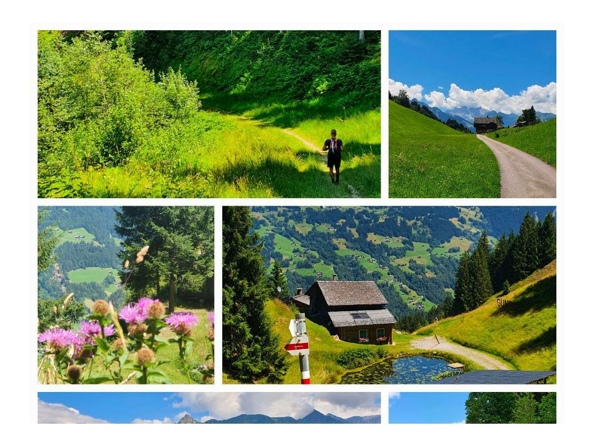 Wanderung direkt vom Haus zum Kropfen