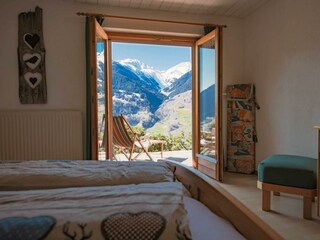 Aussicht vom Schlafzimmer