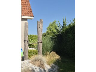 Blick auf Ostterasse