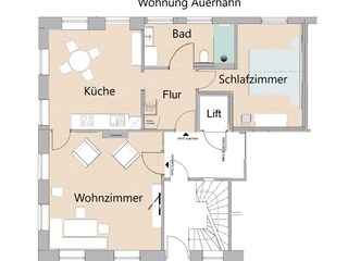 Grundriss Wohnung Auerhahn