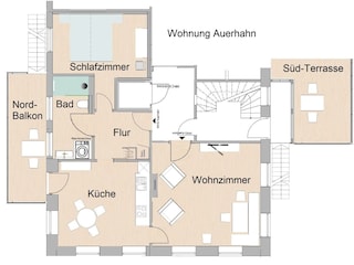 Grundriss Wohnung Auerhahn