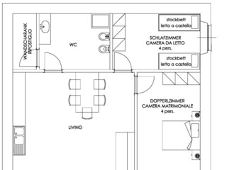 Appartamento per vacanze Welschnofen Registrazione all'aperto 10