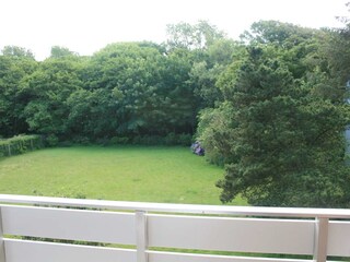 Blick vom Balkon