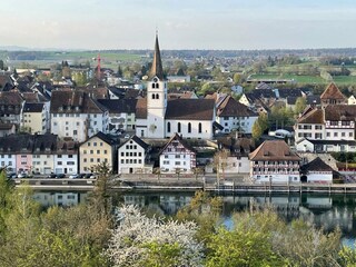 Blick auf das Haus und Diessenhofen