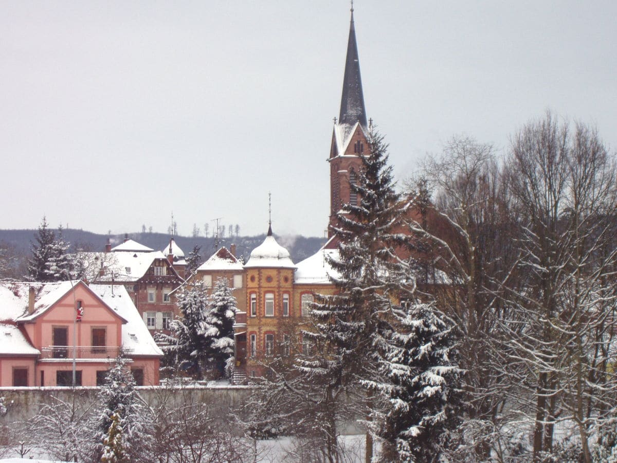 Blick auf die Stadtmitte von Zabern/Saverne