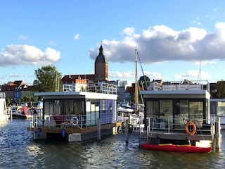 Huisboot Ribnitz-Damgarten Buitenaudio-opname 1