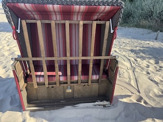 Strandkorb am Ostseestrand inklusive