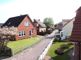 Blick vom Balkon