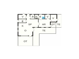 Casa de vacaciones Als Plano de planta 6