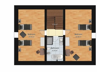 Villa Mogliano Pianta del piano 71