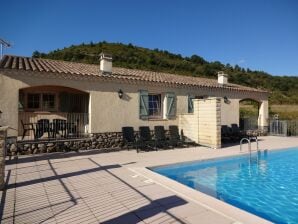 Holiday house Quiet holiday home in Les Vans with pool - Les Vans - image1