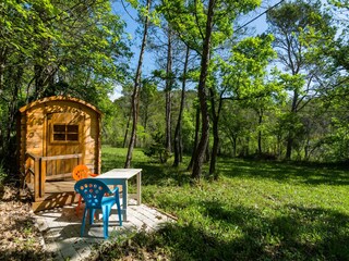 Casa de vacaciones Saint-Paul-en-Forêt Grabación al aire libre 14