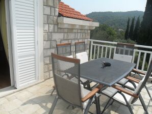 Atractivo apartamento en Dubrovni con balcón - Suđurađ - image1