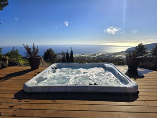 Whirlpool mit Panoramaaussicht