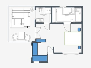 Maison de vacances El Paso Plan d'étage 40