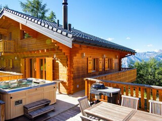 Casa de vacaciones La Tzoumaz Grabación al aire libre 3