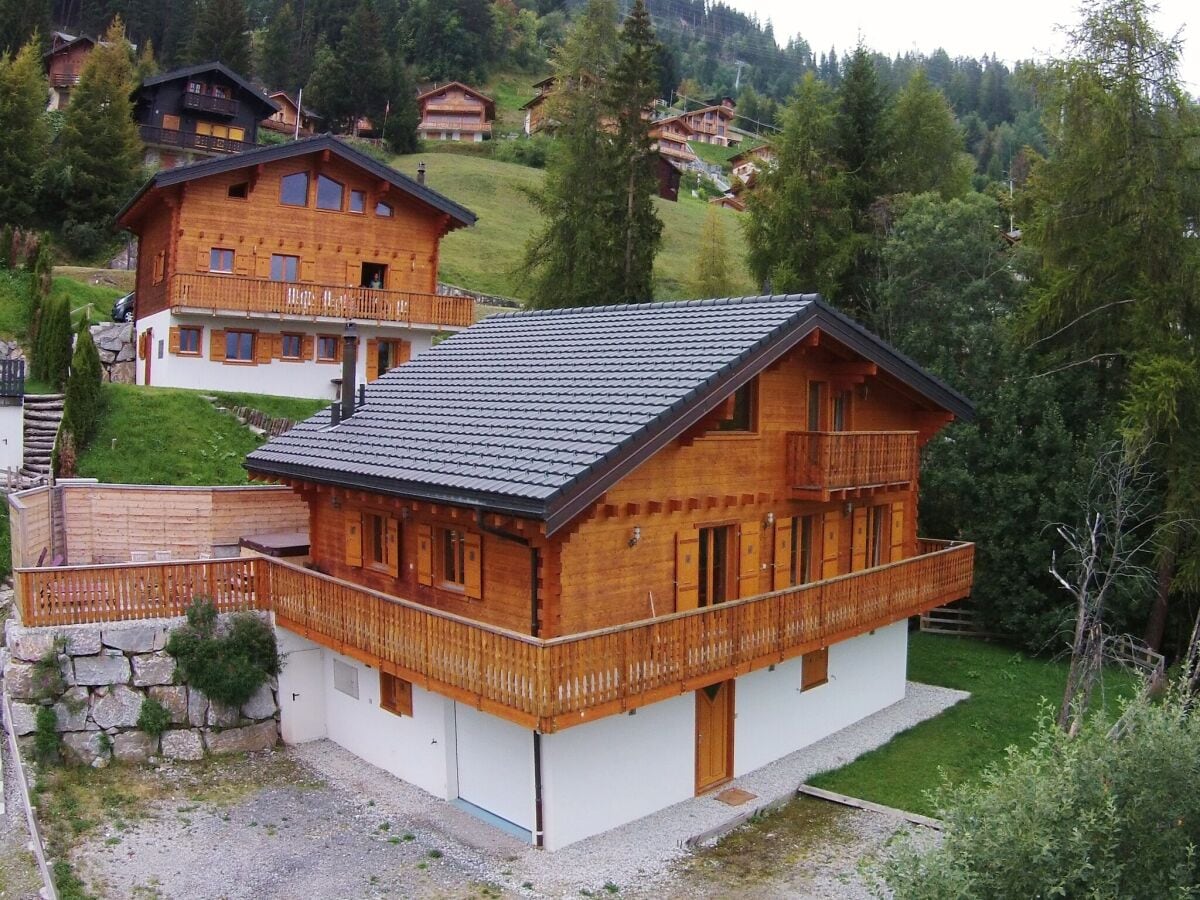 Ferienhaus La Tzoumaz Außenaufnahme 9