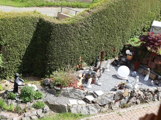 Blick aus der Ferienwohnung