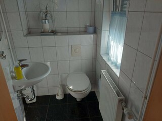 WC im Erdgeschoß