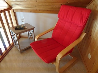 Gemütliche Leseecke in der Galerie