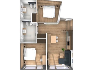 Residenza Schenna Pianta del piano 30