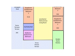 Vakantieappartement Vrouwenpolder Grondplan 17