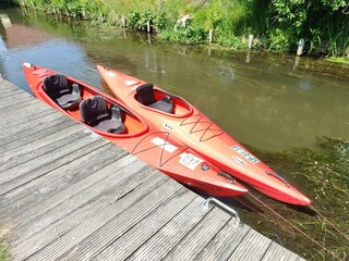 Kayaks for 1 or 2 people Spreeaue Burg Spreewald